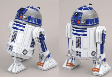 R2 star wars paper model
