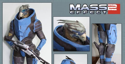 Mass Effect 2 Garrus Vakarian Paper Model