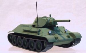 t347641r0001 - T-34/76 Medium Tank Papercraft