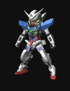 SD Gundam Exia Papercraft