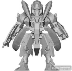 Cream Bread SD GNX 603T GN X - SD Gundam GNX-603T GN-X Papercraft