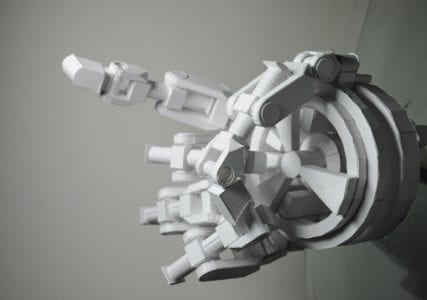 Mechanical Hand Prototype Papercraft