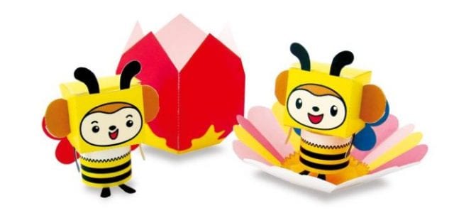 Cute Bees Papercraft