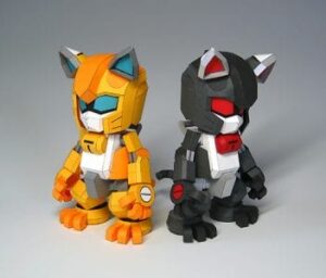 silvine 002 - Silvine RoboCat Papercraft