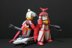 9 - Shin Getter 3 Robot Papercraft