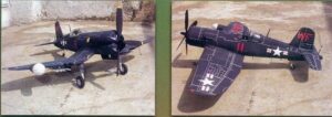 Orlik Corsair 002 - Corsair F4U-5 NL Air Fighter Paper Model