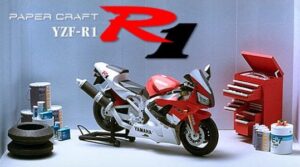 h2 001 1 - Yamaha YZF-R1 Bike Papercraft