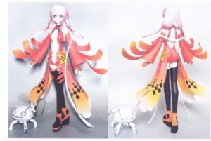 IMG 0012 - Inori Yuzuriha Guilty Crown Papercraft