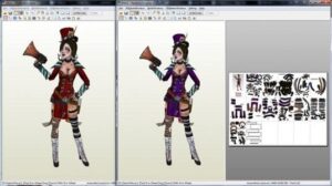 moxxi - Borderlands Mad Moxxi Papercraft