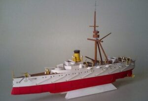 Japanese cruiser Itsukushima Papercraft - Japanese cruiser Itsukushima Papercraft