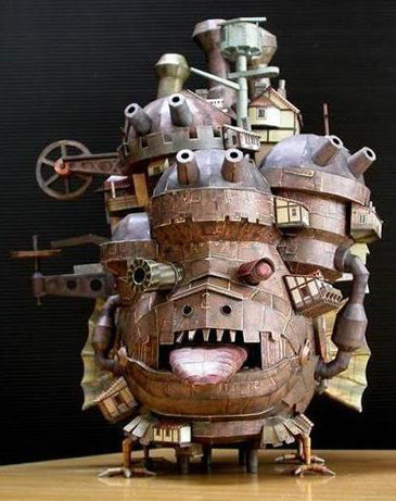howls moving castle papercraft