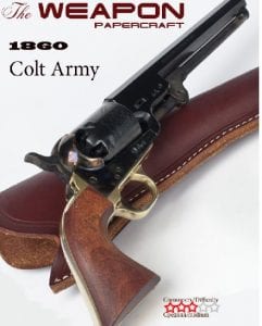 Colt Army Model 1860 Gun Papercraft