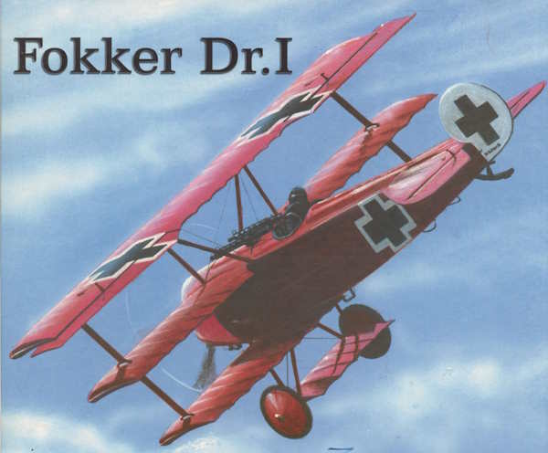 Fokker Dr.I Fighter Plane Paper Model