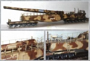 k5 e - Krupp K5 Railway Gun Papercraft