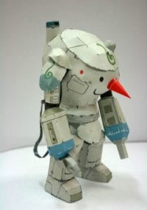 Super Armored Fighting Suit Snowman Papercraft