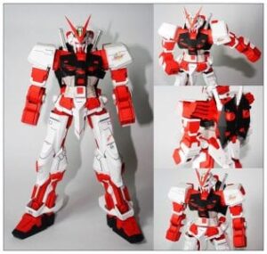 av33 - MBF-P02 Gundam Astray Red Frame Gundam Papercraft