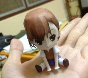 misaka - Chibi Misaka Mikoto Papercraft