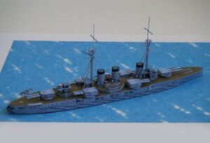 L21017 - Japanese battleship Kawachi Papercraft