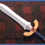 Kingdom Hearts Dream Sword Papercraft - Kingdom Hearts Dream Sword Papercraft