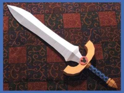 Kingdom Hearts Dream Sword Papercraft
