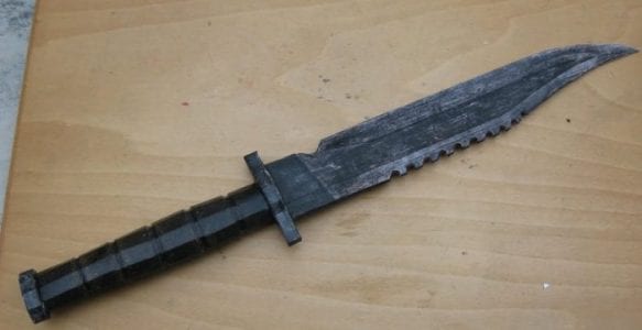 Fallout 3 Military Issue Combat Knife Papercraft