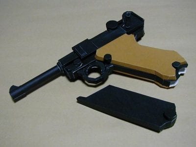 Gun Papercraft Luger P08