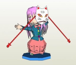 touhou project kokoro - Touhou Project Hata no Kokoro Papercraft