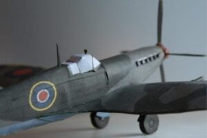 Supermarine Spitfire Fighter Plane Papercraft - Supermarine Spitfire Fighter Plane Papercraft