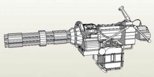 fallout minigun - Fallout 3 Minigun Papercraft