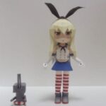 Kancolle Shimakaze Papercraft - Kancolle Shimakaze Papercraft