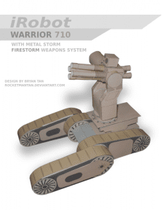 iRobot Warrior 701 Papercraft
