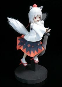 HZe2D - Touhou Project Momiji Inubashiri Paper Model