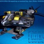 QLTdZ - UD-4LXR Cheyenne Dropship CRU Papercraft