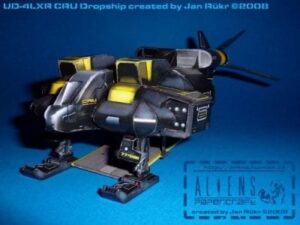 QLTdZ - UD-4LXR Cheyenne Dropship CRU Papercraft