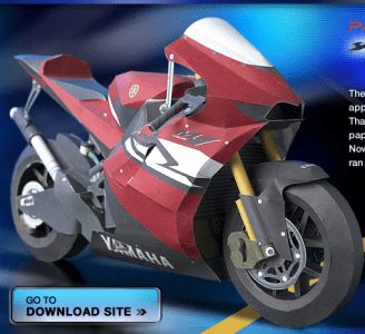 Yamaha YZR-M1 Superbike Papercraft