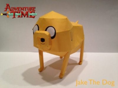 Adventure Time Jake Papercraft