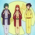 lspcN - Joshiraku Kimono Girls Papercraft