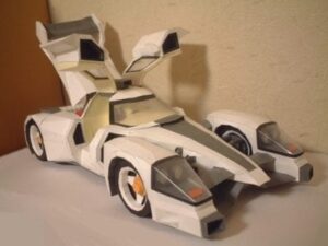 rvVYm - Custom Made Sports Supercar Paper Model