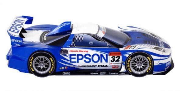 Epson NSX Race Car Paper Model