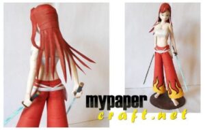 erzafairy - Erza Scarlet Papercraft