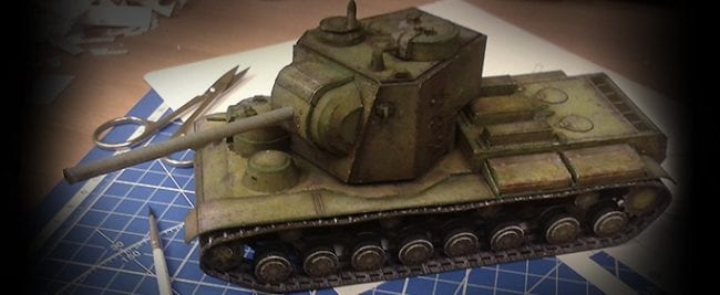 World of Tanks KV-5 Papercraft