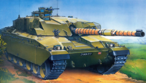 BRITISH CHALLENGER TANK PAPER MODEL - British Challenger Tank Paper Model