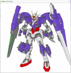 Double 0 Gundam – Seven Swords Papercraft