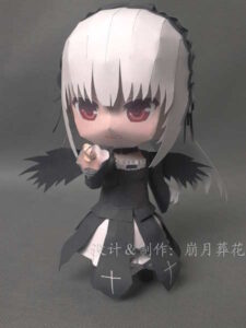 suigintou papercraft - Chibi Suigintou Papercraft