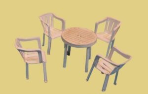 table and chair papercraft - Table and Chairs Diorama sets