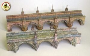 stone bridge diorama - Charles Bridge Papercraft