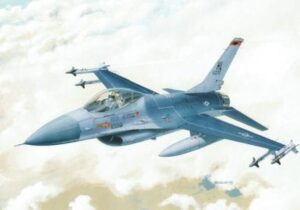 02 poster A3 - F-16 Fighting Falcon Papercraft