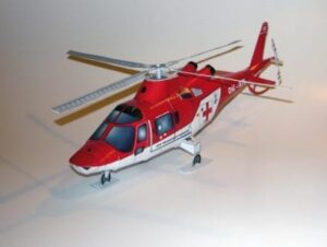 Agusta A109 K2 - Helicopter Agusta A109 K2 Papercraft