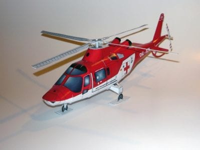 Helicopter Agusta A109 K2 Papercraft