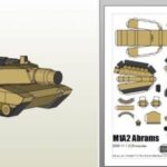 m1a2 - SD M1A2 Abrams Tank Paper Craft